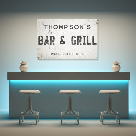 Rustic Modern Industrial Farmhouse Pub City Canvastryck