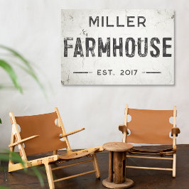 Rustic Modern Industrial Farmhouse Sign Canvastryck