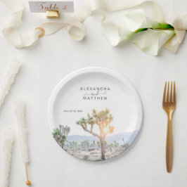 Rustic Modern Joshua Träd Boho Bröllop