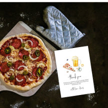 Rustic Modern Pizza Öl Nappar Baby Shower