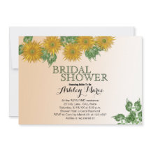 Rustic Möhippa Blommigt Lövs Golden Ombre