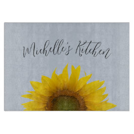 Rustic Monogram Blommigt Solros