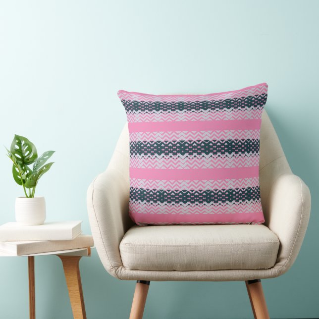 Rustic Monogram Chic Groovy Kudde (Stol)