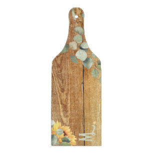 Rustic Monogram Eucalyptus SolroWood Image