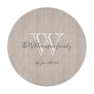 Rustic Monogram initial Chic och Namn Coola