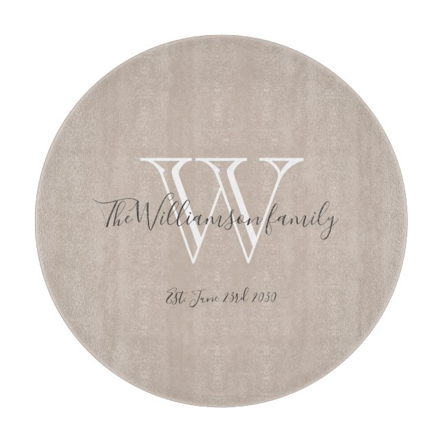 Rustic Monogram initial Chic och Namn Coola (Framsidan)