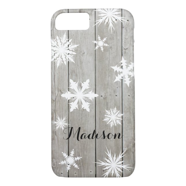 Rustic Monogram iPhone 7 Fodral Case-Mate iPhone Skal (Baksida)