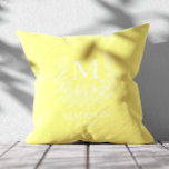 Rustic Monogram Personlig Inledande Kudde<br><div class="desc">Lägg till en mysigt och snyggt till ditt hem med det här roliga monogrammet dekorativ kudde. Den här kudden har ett anpassade som börjar i en tidlös, rustik design och blandar lantbrukscharm med modern elegans. Perfekt för vardagsrum, rum eller som personlig för bröllop, årsdagar och vardagsmat. En unik accent biet...</div>