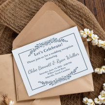 Rustic Monokrome Blommigt Wedding Reception