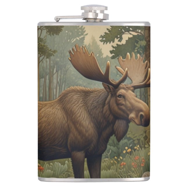 Rustic moose boho woodland forest greenery fickplunta (Framsidan)