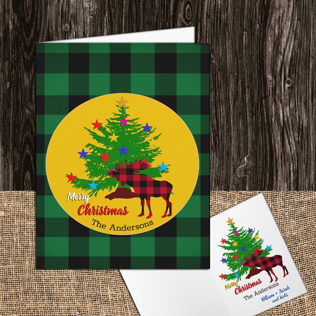Rustic Moose, Julgran, Family namn, Play Kort (Skapare uppladdad)