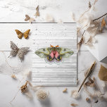 Rustic Moth Foil-inbjudan<br><div class="desc">Real foil födelsedagsfest inbjudan anpassade till dina händelsespecifikationer.</div>