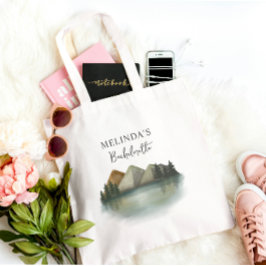 Rustic Mountain & Sjö Bachelorette Helg Tygkasse