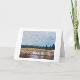 Rustic Mountain Winter Ligcape Kort