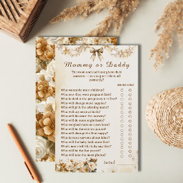 Rustic Nalle Flowers Mamma eller pappa Game