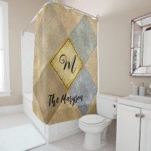 Rustic Namn Initial, Monogrammed korrigerad överla