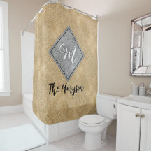 Rustic Namn Initial, Personlig Monogram Burlap