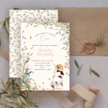 Rustic Nån Kanin är En Blommig Tjej Cottagecore I