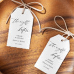 Rustic natten före rehearsal presentetikett<br><div class="desc">Nattdagen före Rustic Rehearsal Dinner-Dekorationerna Napkins Lägg till anpassningsbar på baksidan för att få all ytterligare information som behövs för dina gäster.</div>