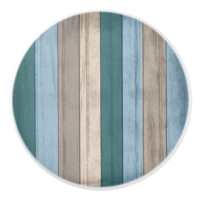 Rustic Nautical Beach Wood Rand Knopp (Framsidan)