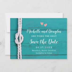 Rustic Nautical Knot Spara datumet
