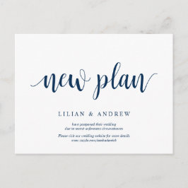 Rustic Navy Blue, nya planer, fördröjda Vykort