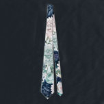 Rustic Navy och Jade Peony Bröllop Groom Slips<br><div class="desc">Jag hoppas att du njuter av dessa blommor i marinblått,  Jade och rosa. Matchande inbjudningar och bröllopsfester finns i den här samlingen.</div>