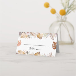 Rustic Neutral Boho Wedding Placeringskort