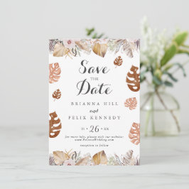 Rustic Neutral Boho Wedding Spara Datumet