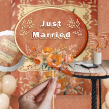 Rustic Neutralt Earthy Boho Blommigt Bröllop Props