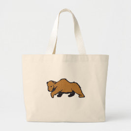 Rustic North American Wildlife Grizzly Bear Jumbo Tygkasse