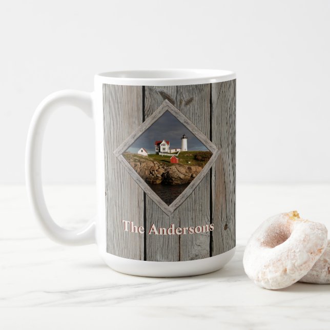 Rustic Nubble Family Lighthouse Kaffemugg (Med munk)
