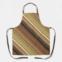 Rustic Oak Brown och Grönt Rand