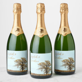 Rustic Oak Tree Autumn Wedding