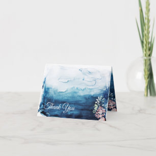 Rustic Ocean Bröllop, tillsatt tackkort