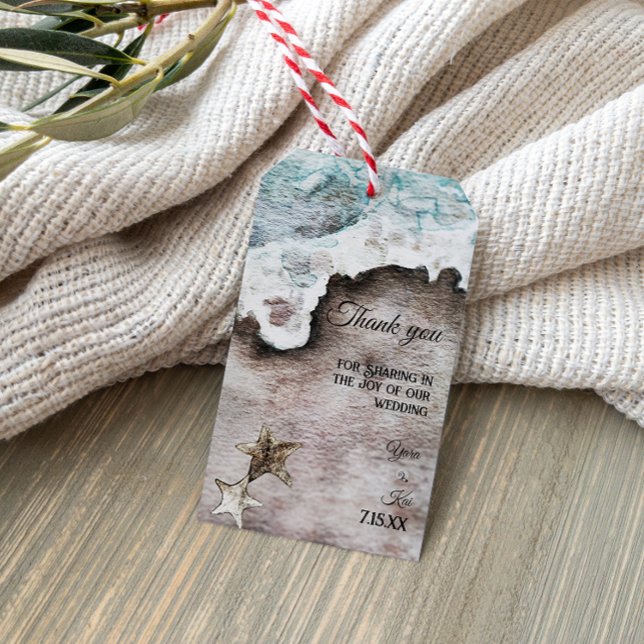 Rustic Ocean | Märkre för sänggåendet för sänggåen Presentetikett (Skapare uppladdad)