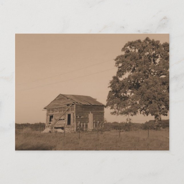 Rustic old ladan vykort (Framsida)