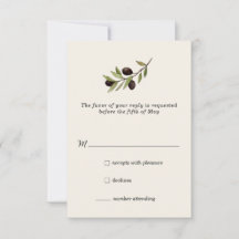 Rustic Olive Gren OSA kort