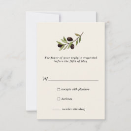 Rustic Olive Gren OSA kort