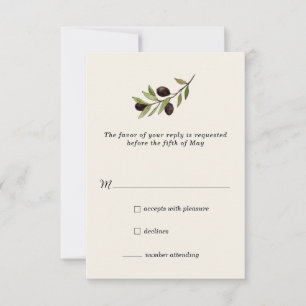 Rustic Olive Gren OSA kort