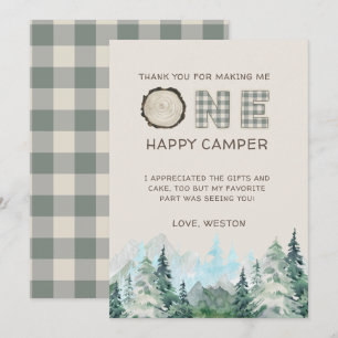 Rustic One Lycklig Camper tackkort Tack Kort