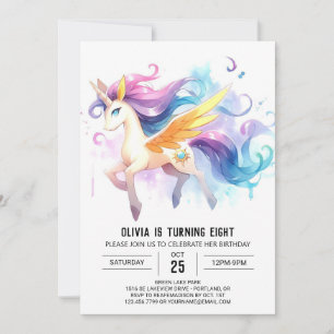 Rustic Online Horse Birthday Inbjudningar