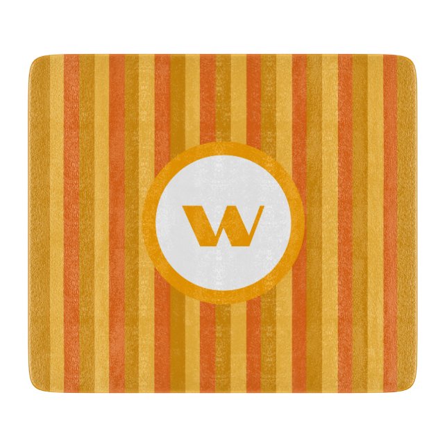 Rustic Orange Monogram & Rand (Framsidan)
