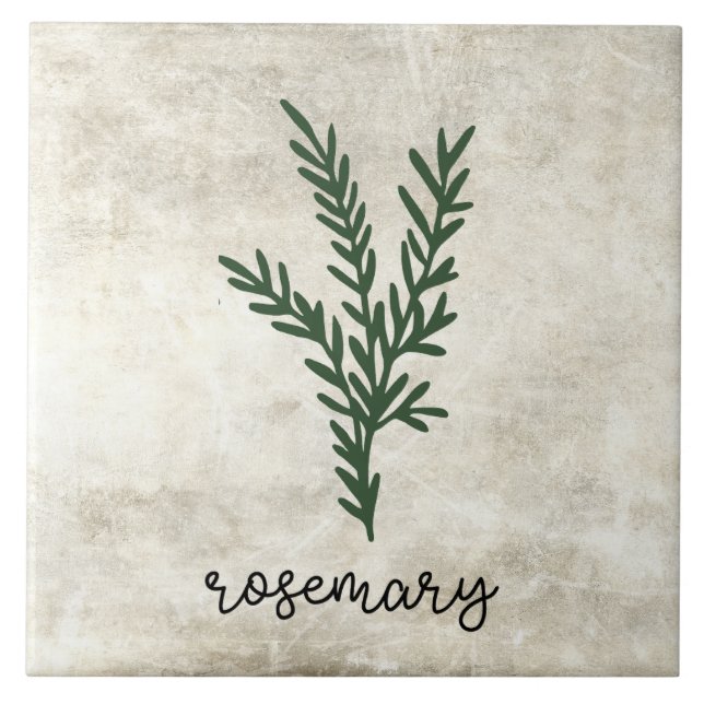 Rustic Örters Rosemary Farmhouse Kakelplatta (Framsidan)