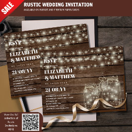 RUSTIC OSA Mason Burk Strings Ljus budget Vykort