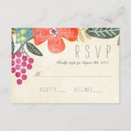 Rustic Paradise OSA Responcard Kort
