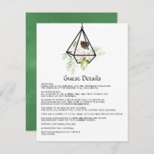 Rustic Pastel Blommigt Terrarium Garden Wedding