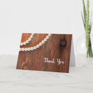 Rustic Pearls Land Bridesmaid Tack Kort