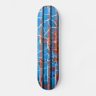 Rustic Peeling Paint Mini Skateboard Bräda 18,5 Cm
