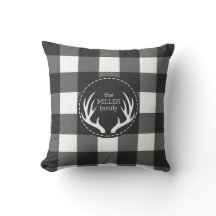 Rustic Personlig Black White Play Antler